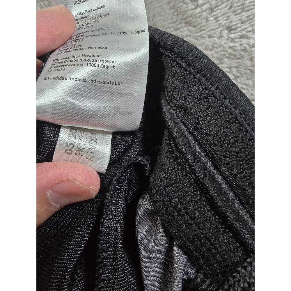 Adidas Athletic Shorts Mens S Gray FK1775‎ Zipper Pockets Drawstring Running Gym